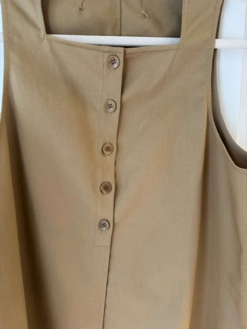 Price drop: Tibi Chino slit front sleeveless tunic, size 8, beige, $80 (was$95.) - Picture 5 of 5